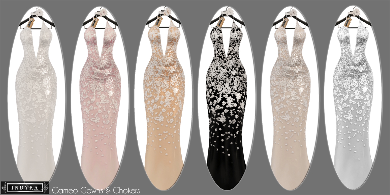{Indyra} Cameo gown colors